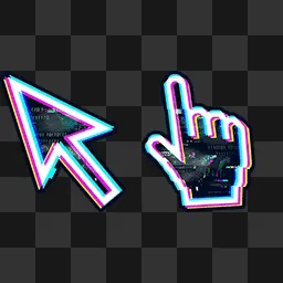 Glitch cursor