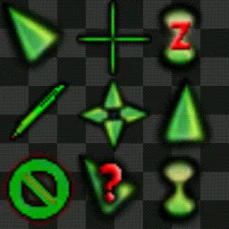 Green cursor