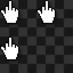 GTA MIDDLE FINGER mouse cursor