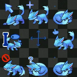 Gustwalker (Wind-Begleiter) animated mouse cursor
