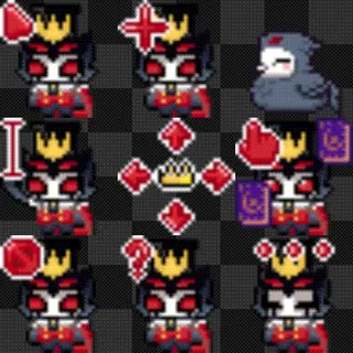 Helluva Boss Stolas animated mouse cursor