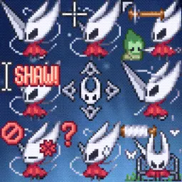 Hornet (Hollow Knight) animated mouse cursor