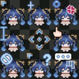 Iuno (Wuthering Waves) animated mouse cursor