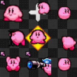 Kirby animated mouse cursor