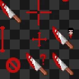 knife & blood animated mouse cursor