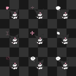 Kuromi for Hubby mouse cursor