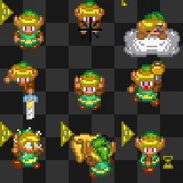 Legend of Zelda ALTTP Link! animated mouse cursor