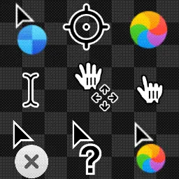 Mac OS + Window 11 - custom - animated hands + cursor pointer