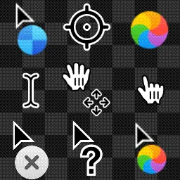 Mac OS + Window 11 - custom - animated hands (v2) + cursor pointer