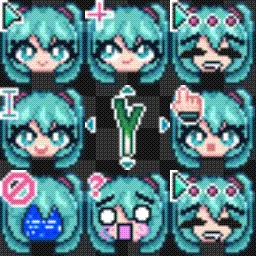 Miku animated mouse cursor