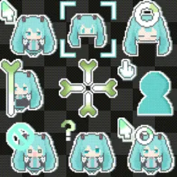 Miku Cursor (2 variant)