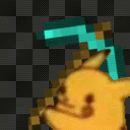 Minecraft Pikachu animated mouse cursor