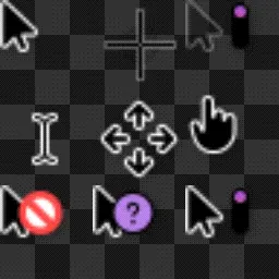 minimalist dark cursor