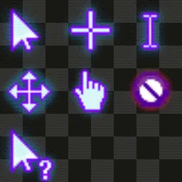 Neon Glow mouse cursor