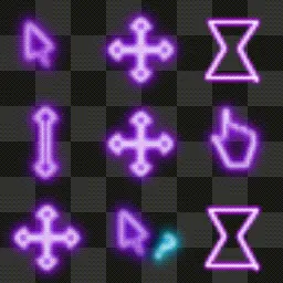 Neon Purple Cursor