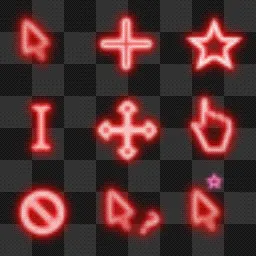 NeonRainbow animated mouse cursor