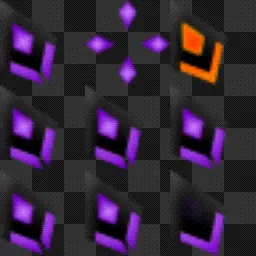 Night Diamond Amethyst animated mouse cursor