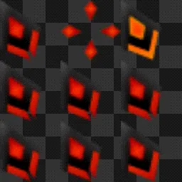 Night Diamond Bloody Red animated mouse cursor