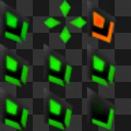 Night Diamond Emerald animated mouse cursor