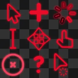 Opera Neon animated mouse cursor