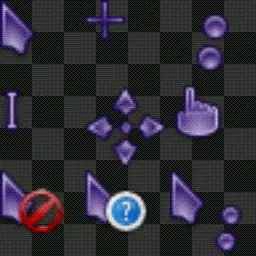 oxygen purple animated mouse cursor
