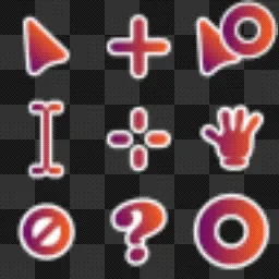 圆润设计风格光标 PandO 1 animated mouse cursor