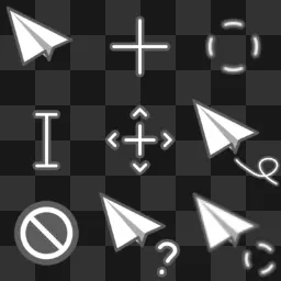 PaperPlane animated mouse cursor
