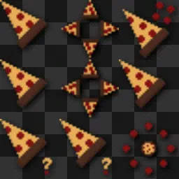 Pizza animated mouse cursor