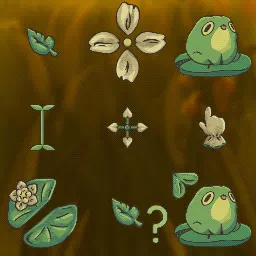 Pond Collection by Abi Toads animated mouse cursor