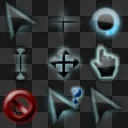 Pulse Glass animated mouse cursor
