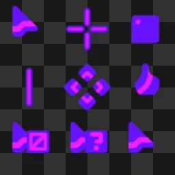 Purple Minimalism animated mouse cursor