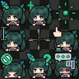 Qingyi (ZZZ) animated mouse cursor