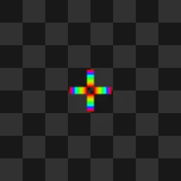 Rainbow Crosshair mouse cursor