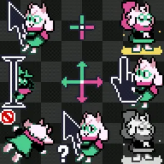 Ralsei Cursor Pack