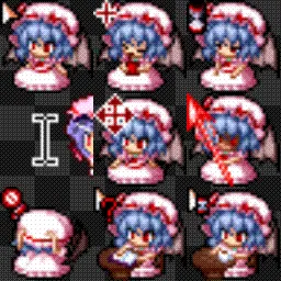 Remi Touhou animated mouse cursor