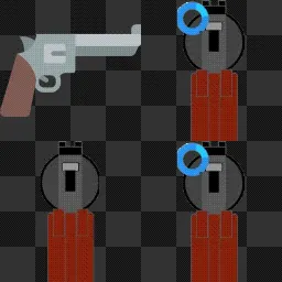 Revolver work in progress mouse cursor
