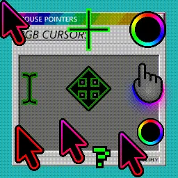 RGB cursors by Glimy
