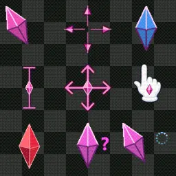 Sims Plumbob animated mouse cursor