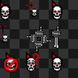 Skullz animated mouse cursor