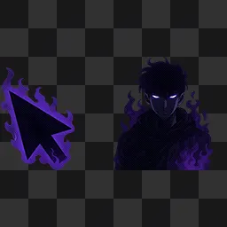 Solo Leveling animated mouse cursor