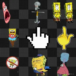 spongebob cursor pack