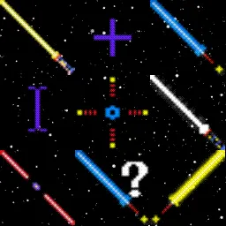 Star Wars Yellow Lightsaber animated mouse cursor