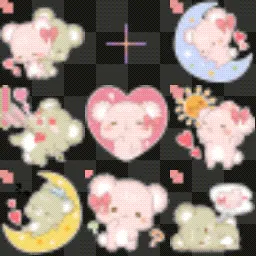 Sugar Cubs Set animated mouse cursor