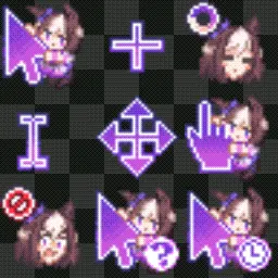 Umamusume Cursors (Pack 2) - Special Week, Silence Suzuka, Tokai Teio, Mejiro McQueen