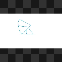 very bad blue cursor