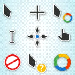 Vimix Black animated mouse cursor