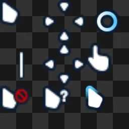 vision cursor white