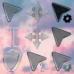 Vitro: Transparent Glass Cursors