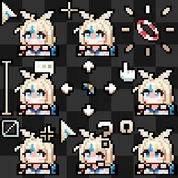 Vtuber Sameko Saba Cursor by Maplequan