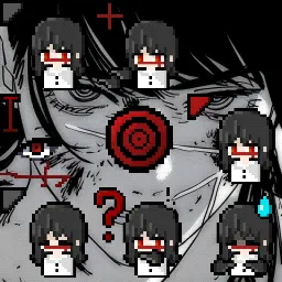 Yoru - Chainsaw Man animated mouse cursor